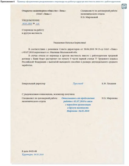 документ повідомлення