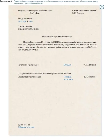 документ повідомлення