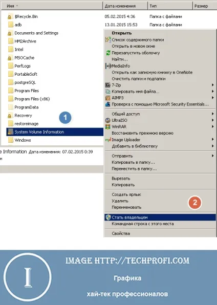 Доступ, очищення і видалення папки system volume information в windows