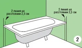 Екран під ванну з плитки 3 варіанти самостійного виконання