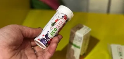 Еко слим (eco slim) для схуднення шипучі таблетки купити