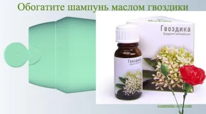 Ефірна олія гвоздики для волосся маски, в шампунь, рецепти (ефірне) Ефірна олія гвоздики для волосся маски, в шампунь, рецепти