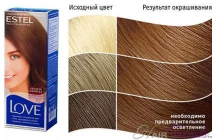 Естель лав - палітра кольорів