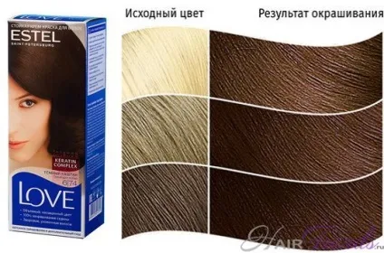 Естель лав - палітра кольорів