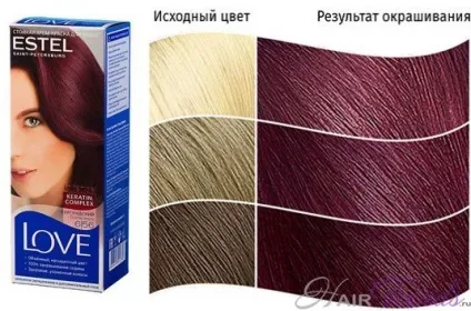 Естель лав - палітра кольорів