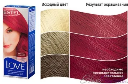 Естель лав - палітра кольорів