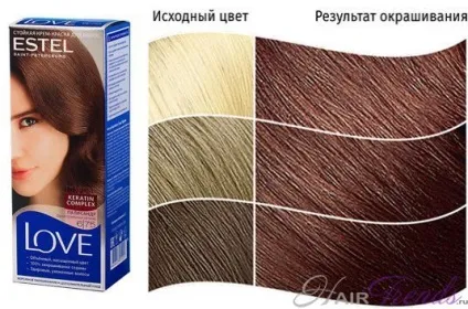 Естель лав - палітра кольорів