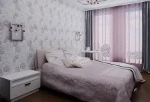 Фіолетові спальні тону і фото дизайну, кольору в інтер'єрі, з білими меблями і сірою стіною, (тони) Фіолетові спальні тону і фото дизайну, кольору в інтер'єрі, з білими меблями і сірою стіною,