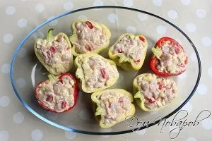 Фарширований перець куркою з овочами - рецепт в духовці