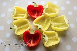 Фарширований перець куркою з овочами - рецепт в духовці