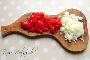 Фарширований перець куркою з овочами - рецепт в духовці
