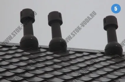 Фановий стояк каналізації в приватному будинку (на даху на покрівлі) фотографії фанів стояка (каналізації) Фановий стояк каналізації в приватному будинку (на даху на покрівлі) фотографії фанів стояка