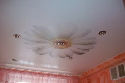 Фотошпалери на стелю - поради щодо вибору, фото дизайну