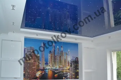 Фотошпалери з натяжною стелею (фотошпалер натяжної стелі) Фотошпалери з натяжною стелею