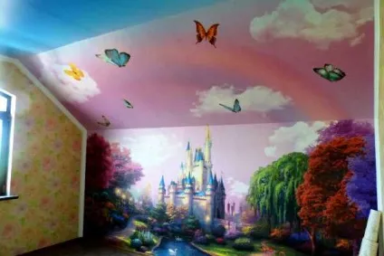 Фотошпалери на стелю матеріали, сюжети та практичні поради
