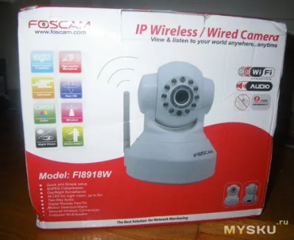 Foscam wireless ip camera ir cam pan