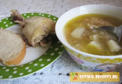 Гречаний суп з куркою для дітей, дитячі рецепти, страви (дітей) Гречаний суп з куркою для дітей, дитячі рецепти, страви