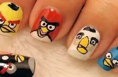 Як зробити манікюр в стилі angry birds (angry) Як зробити манікюр в стилі angry birds