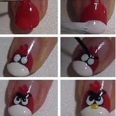 Як зробити манікюр в стилі angry birds (angry birds) Як зробити манікюр в стилі angry birds