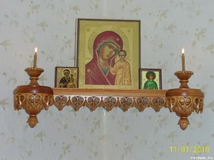 Як зробити полички під ікони своїми руками - проспект