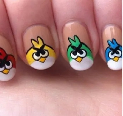 Як зробити манікюр в стилі angry birds (зробити) Як зробити манікюр в стилі angry birds