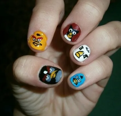 Як зробити манікюр в стилі angry birds (зробити) Як зробити манікюр в стилі angry birds