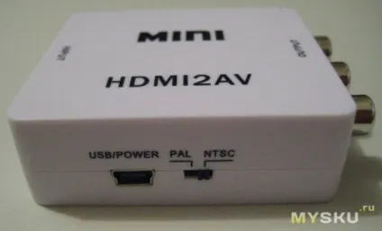 Hdmi2av або міні огляд про те як підключити hdmi пристрій до телевізора без hdmi входу (hdmi2av) Hdmi2av або міні огляд про те як підключити hdmi пристрій до телевізора без hdmi входу