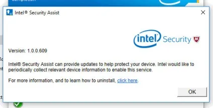Intel security assist що це за програма і чи потрібна вона