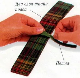 Як робити шлевки - крій та шиття (довгу смугу тканини) Як робити шлевки - крій та шиття
