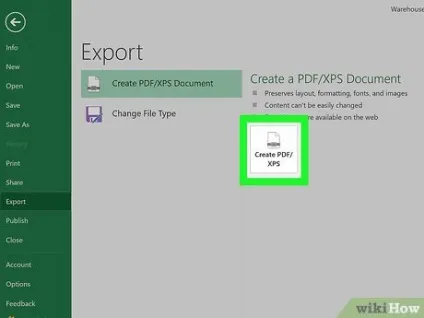 Як конвертувати excel в pdf