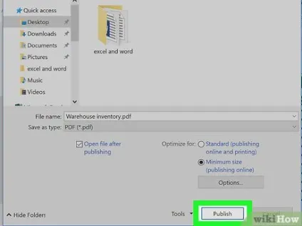 Як конвертувати excel в pdf