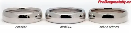 Як відрізнити біле золото від срібла візуально, як перевірити на справжність в домашніх умовах (відрізнити) Як відрізнити біле золото від срібла візуально, як перевірити на справжність в домашніх умовах