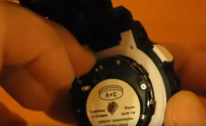 Як поміняти батарейку в годиннику casio g shock інструкція