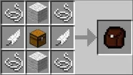 Як зробити в рюкзак minecraft без використання модов (рюкзак) Як зробити в рюкзак minecraft без використання модов