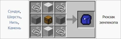 Як зробити в minecraft рюкзак без використання модов (слід помістити скриню) Як зробити в minecraft рюкзак без використання модов