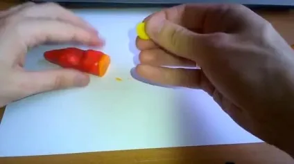 Як зліпити літак з пластиліну (ковбасок синього кольору) Як зліпити літак з пластиліну