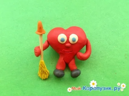 Як зліпити серце з пластиліну (пластиліну) Як зліпити серце з пластиліну