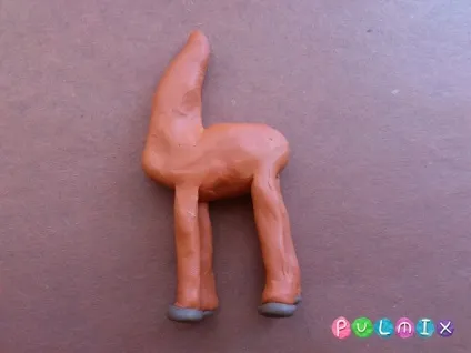 Як зліпити жирафа з пластиліну поетапно (поетапно) Як зліпити жирафа з пластиліну поетапно
