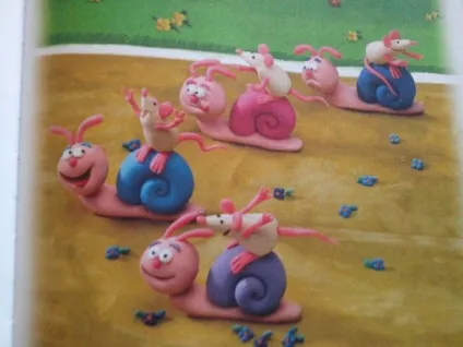 Як зліпити равлика з пластиліну (равлик) Як зліпити равлика з пластиліну