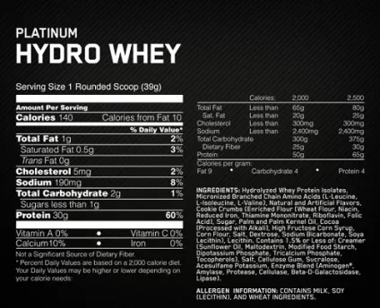 Як правильно приймати протеїн platinum hydro whey від optimum nutrition (приймати) Як правильно приймати протеїн platinum hydro whey від optimum nutrition