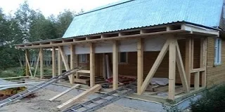 Як зробити каркас веранди з бруса своїми руками покрокова інструкція (бруса) Як зробити каркас веранди з бруса своїми руками покрокова інструкція