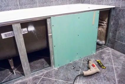Як зробити екран під ванну екран з плитки своїми руками (ванну) Як зробити екран під ванну екран з плитки своїми руками