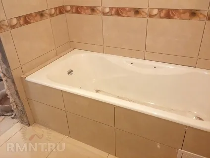 Як зробити екран під ванну з плитки (плитки) Як зробити екран під ванну з плитки
