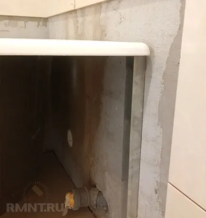 Як зробити екран під ванну з плитки (зробити) Як зробити екран під ванну з плитки