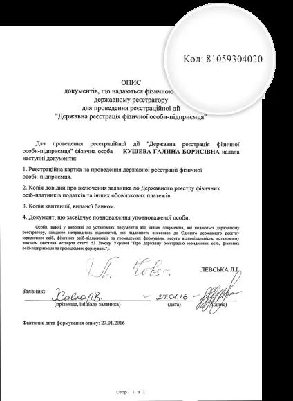 Як самостійно зареєструвати ФОП - компанія по бухгалтерським і аудиторських послуг - «а (книгу обліку доходів) Як самостійно зареєструвати ФОП - компанія по бухгалтерським і аудиторських послуг - «а