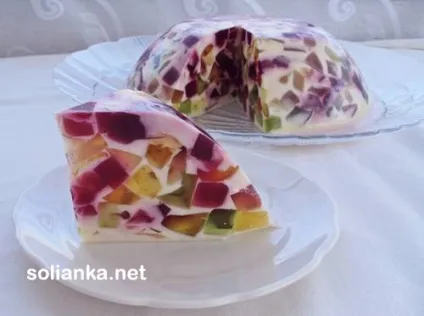 Як зробити желе будинку з різнокольоровими кубиками (будинку) Як зробити желе будинку з різнокольоровими кубиками