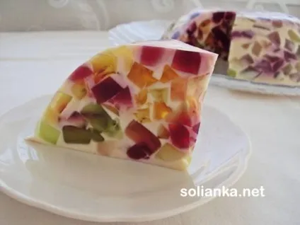 Як зробити желе будинку з різнокольоровими кубиками (різнокольоровими) Як зробити желе будинку з різнокольоровими кубиками