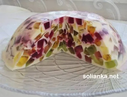 Як зробити желе будинку з різнокольоровими кубиками (зробити) Як зробити желе будинку з різнокольоровими кубиками