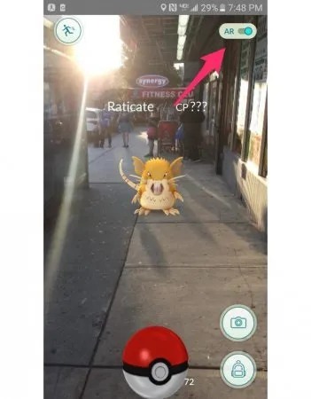 Як включити камеру в pokemon go (pokemon) Як включити камеру в pokemon go