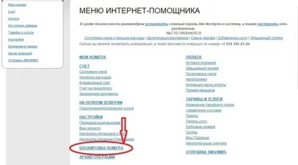 Як заблокувати номер мтс (добровільна блокування), як розблокувати сімку (блокування) Як заблокувати номер мтс (добровільна блокування), як розблокувати сімку